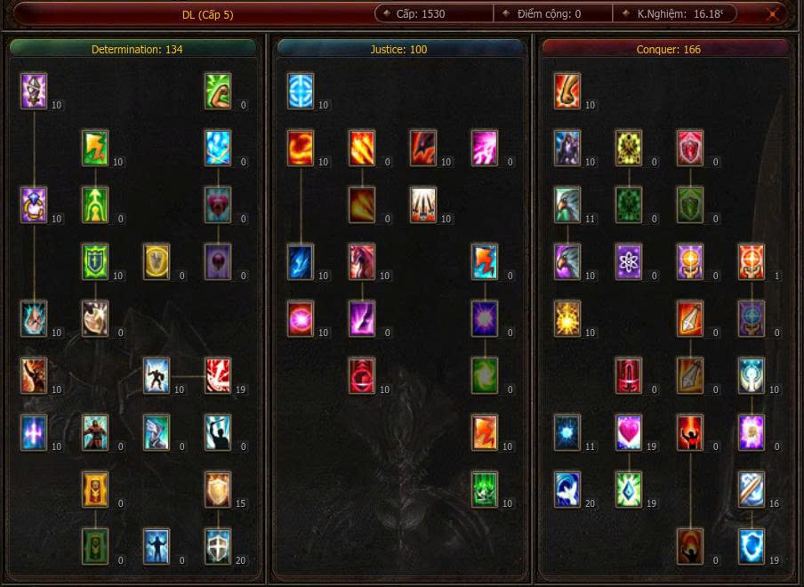 Bảng Master 3 — Chúa Tể (DL)
